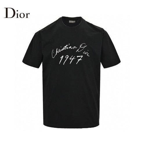 Dior 1947 Signature Black T-Shirt - netstar
