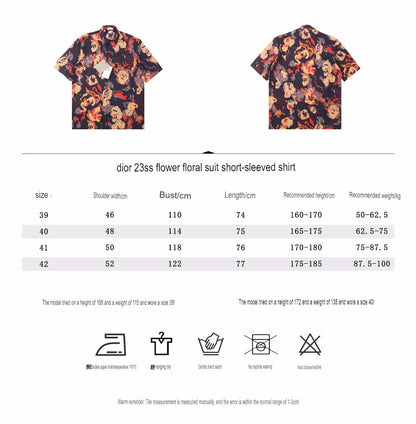 Dior Abstract Floral Print Shirt - netstar
