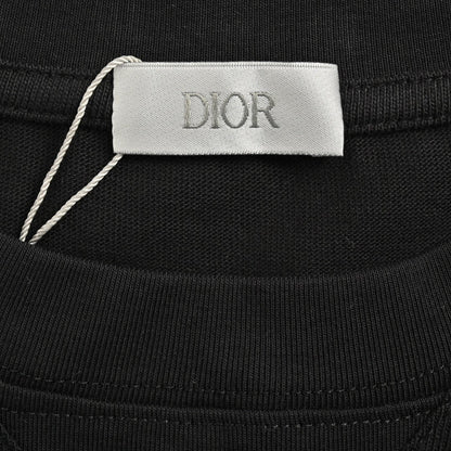 Dior Artistic Splatter T-Shirt (Black) - netstar