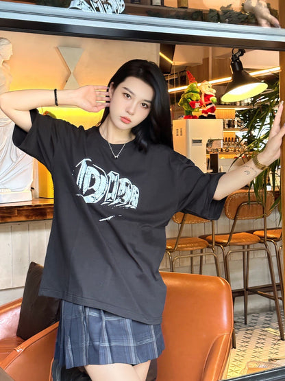 Dior Black Graphic T-Shirt - netstar