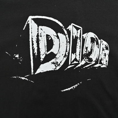 Dior Black T-Shirt with Bold Logo - netstar