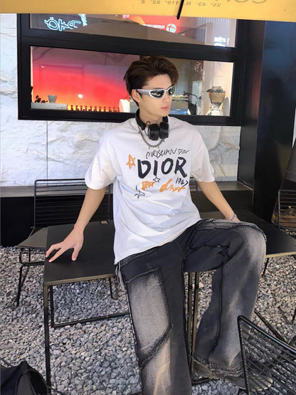 Dior Christian Dior Graphic White T-Shirt - netstar