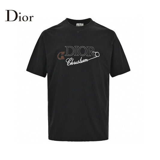 Dior Christian Graphic Black T-Shirt - netstar