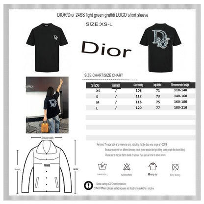 Dior Classic Logo T-Shirt (Black) - netstar
