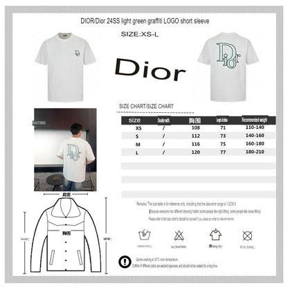Dior Classic Logo T-Shirt (White) - netstar