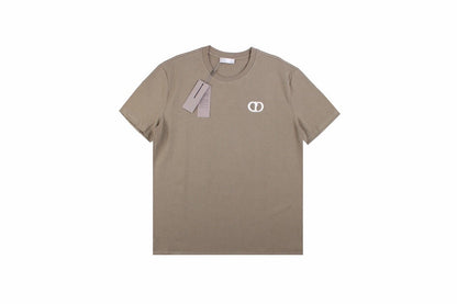 Dior Double D Logo T-Shirt (Khaki) - netstar