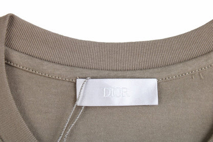 Dior Double D Logo T-Shirt (Khaki) - netstar
