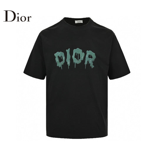 Dior Dripping Logo T-Shirt (Black) - netstar
