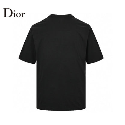 Dior Dripping Logo T-Shirt (Black) - netstar