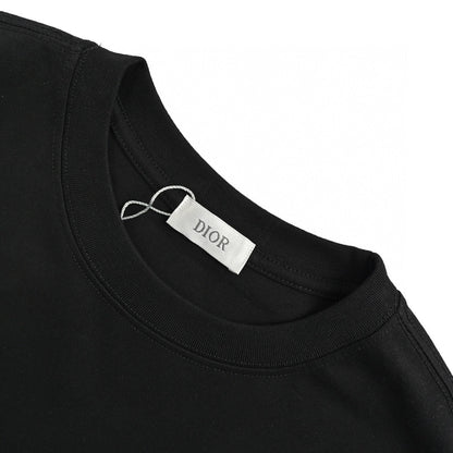 Dior Dripping Logo T-Shirt (Black) - netstar