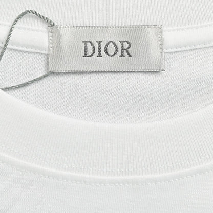 Dior Dripping Logo T-Shirt (White) - netstar