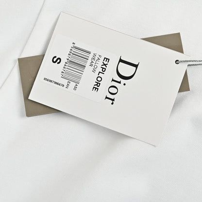 Dior Dripping Logo T-Shirt (White) - netstar