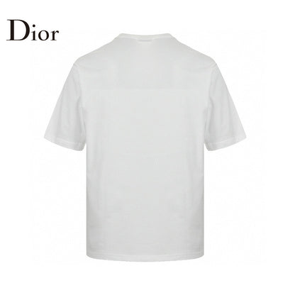 Dior Dripping Logo T-Shirt (White) - netstar