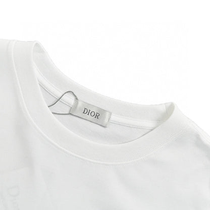 Dior Dripping Logo T-Shirt (White) - netstar