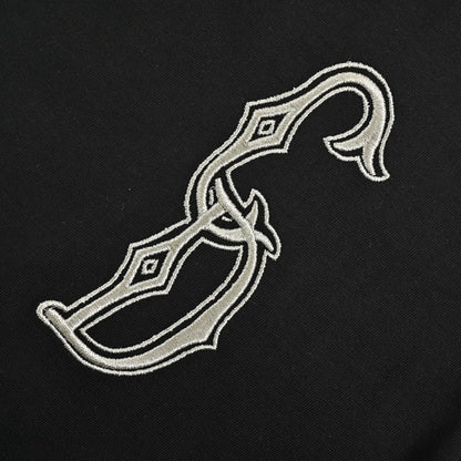 Dior Embroidered CD Logo T-Shirt (Black) - netstar
