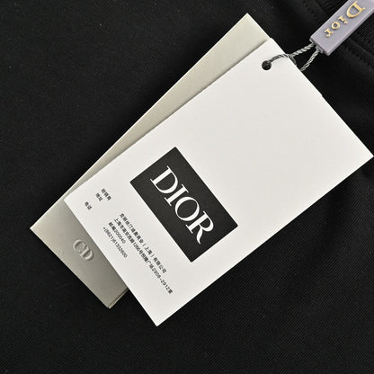 Dior Embroidered CD Logo T-Shirt (Black) - netstar