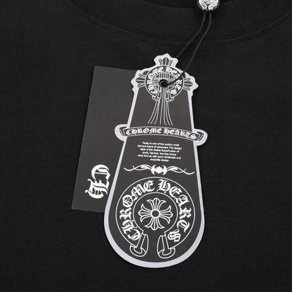CHROME HEARTS MULTICOLOR HORSE SHOE LOGO T-SHIRT BLACK - netstar®