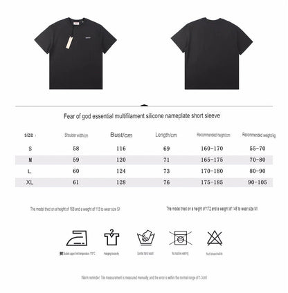 Fear of God Essentials Logo T-Shirt - Black - netstar®
