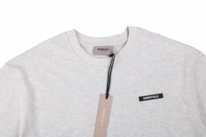 Fear of God Essentials Logo T-Shirt - Heather Grey - netstar®