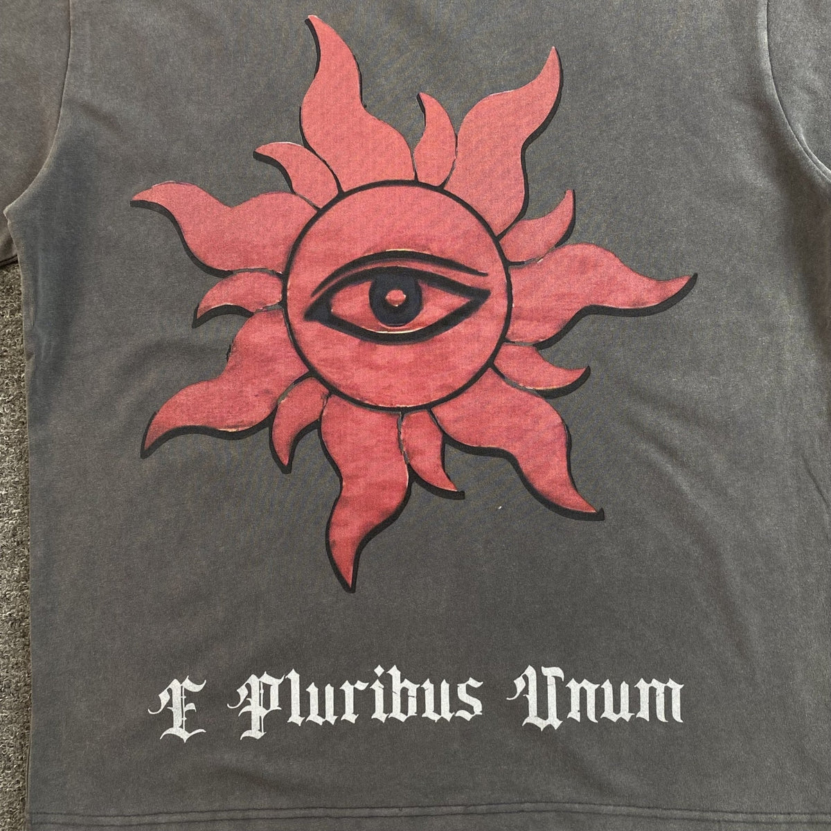 GODSPEED E PLURIBUS UNUM T - SHIRT WASHED GREY - netstar®