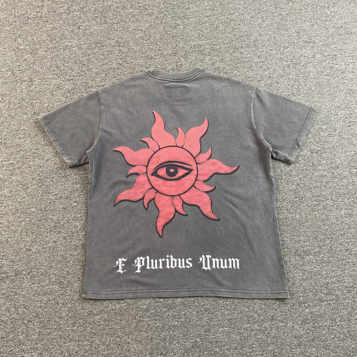 GODSPEED E PLURIBUS UNUM T - SHIRT WASHED GREY - netstar®