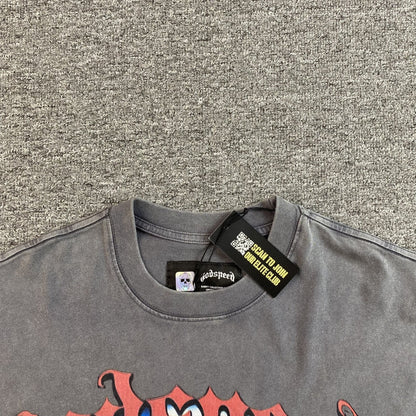 GODSPEED E PLURIBUS UNUM T - SHIRT WASHED GREY - netstar®