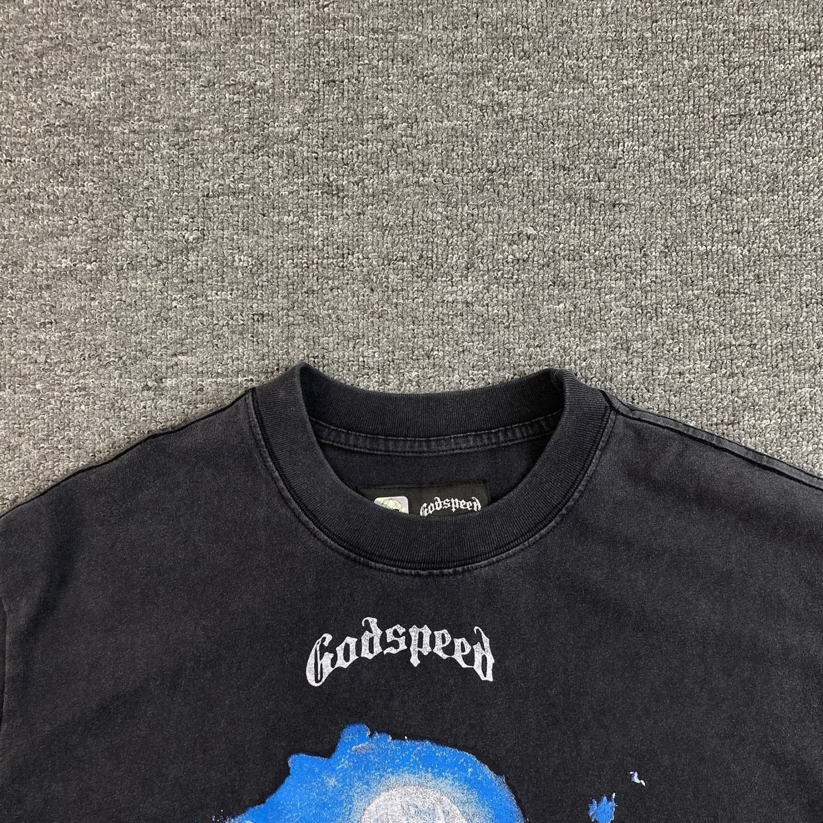 GODSPEED HILLS HAVE EYES T - SHIRT WASHED BLACK - netstar®