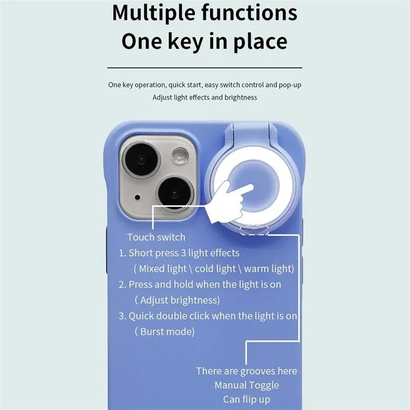 Vxnity Exclusive | GlowSnap Selfie Ring Case - netstar®