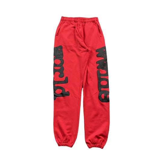 SP5DER BELUGA SWEATPANTS RED - netstar®