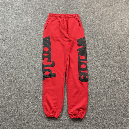 SP5DER BELUGA SWEATPANTS RED - netstar®