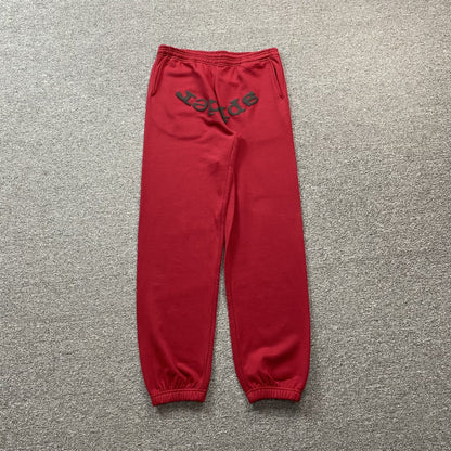 SP5DER VVS SWEATPANTS RED - netstar®