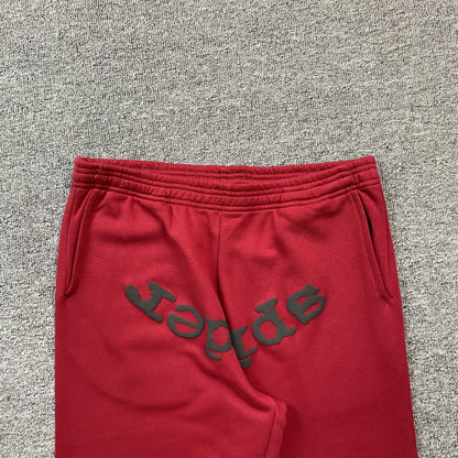 SP5DER VVS SWEATPANTS RED - netstar®
