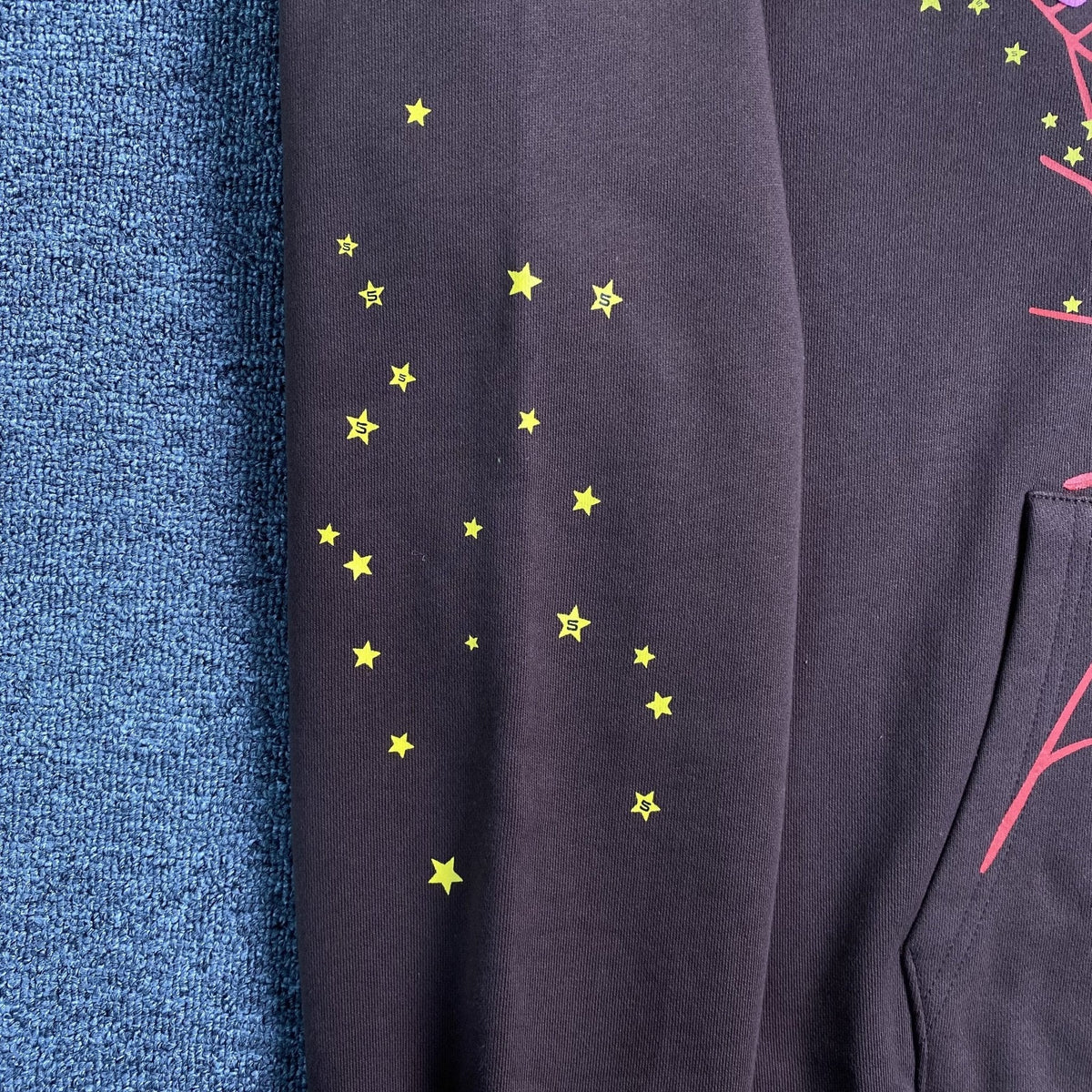 SP5DER WEB HOODIE BROWN - netstar®